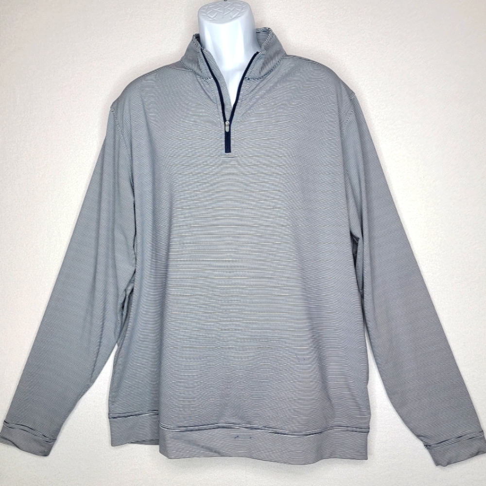 Peter Millar 1/4 Zip Pullover with Waist Band Size‎ XL. #462